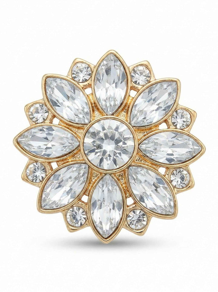 Crystal Flower Button Covers Petit Détail Lebanon