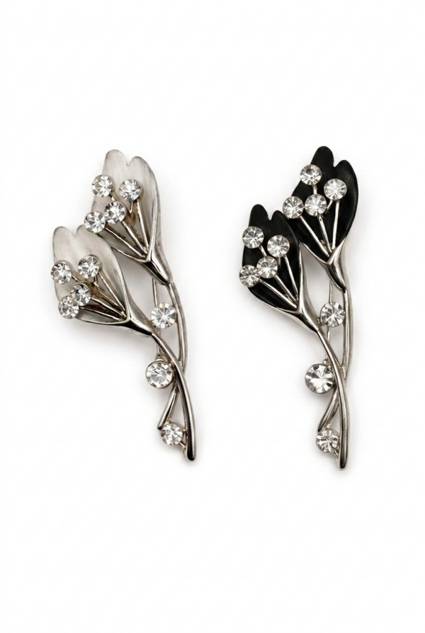 Elegant Enamel Tulip Flower Brooch Petit Détail Lebanon