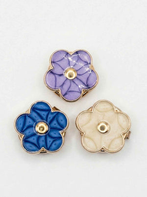 Enamel Flower Button Covers Petit Détail Lebanon