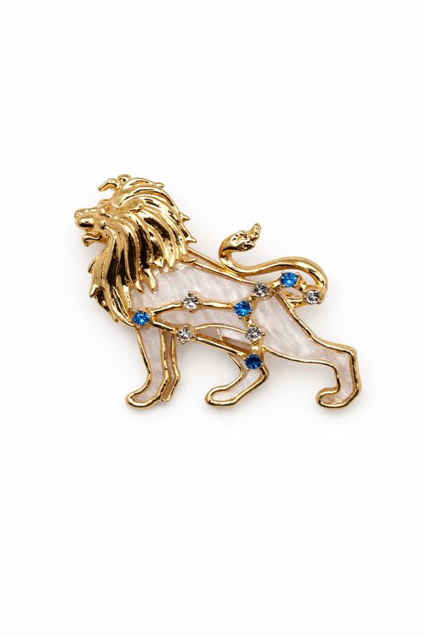 Leo Zodiac Brooch Default Title Petit Détail Lebanon