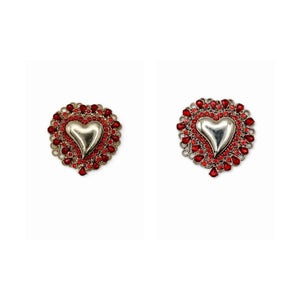 Sacred Heart Crystal Brooch Petit Détail Lebanon