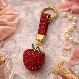 Sparkling Apple Charm Keychain Petit Détail Lebanon