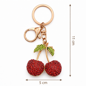 Sparkling Cherry Charm Keychain Default Title Petit Détail Lebanon