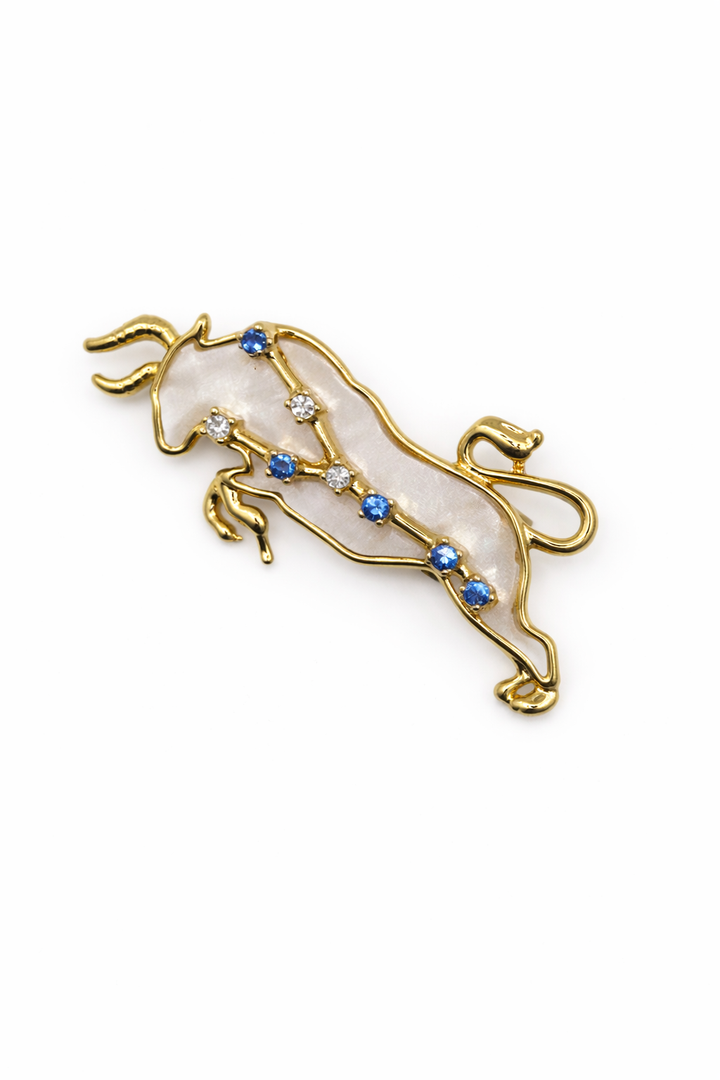 Taurus Zodiac Brooch Default Title Petit Détail Lebanon