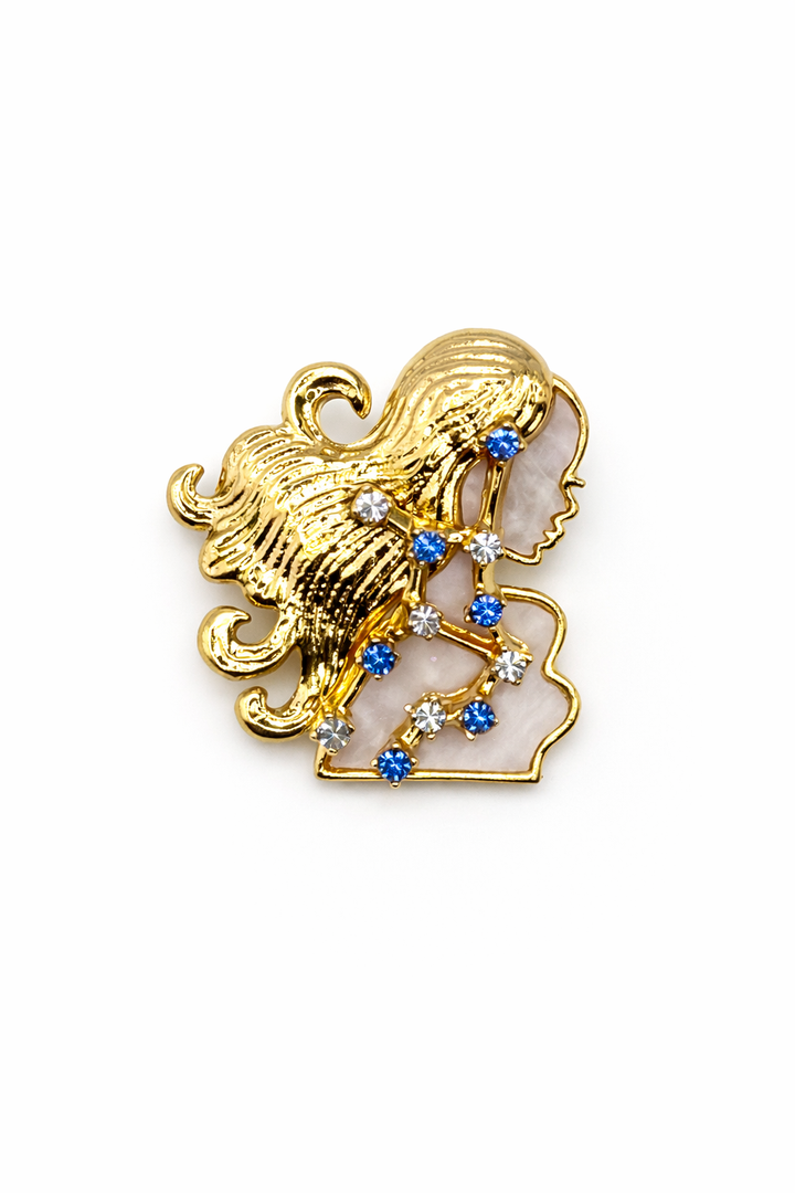 Virgo Zodiac Brooch Default Title Petit Détail Lebanon